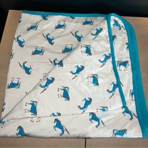 Kyte baby HTF Horse baby blanket